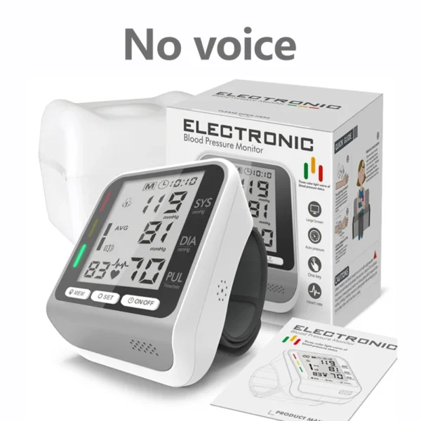 Automatic Wrist Sphygmomanometer by Kiuzou - Digital Blood Pressure Monitor with Pulsometer and Electronic Voltmeter