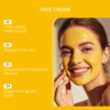 Turmeric Brightening Cream Fade Dark Spots Remove Pigmentation Smooth Fine Lines Lightening Lifting Moisturizing VC Facial Cream