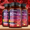 Iron Supplement 65 mg with Vitamin C - Maximized Absorption, Increase Energy, and Improve Immune Function