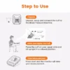 Sinocare Upper Arm Automatic Blood Pressure Monitor Portable Digital BP Sphygmomanometer Pressure Meter Tonometer