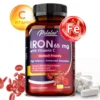 Iron Supplement 65 mg with Vitamin C - Maximized Absorption, Increase Energy, and Improve Immune Function