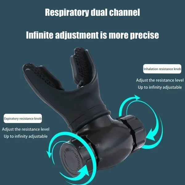 Physical therapy rehabilitation exercises, sports exercise equipment for the heart and lungs, portable respiratory trainer