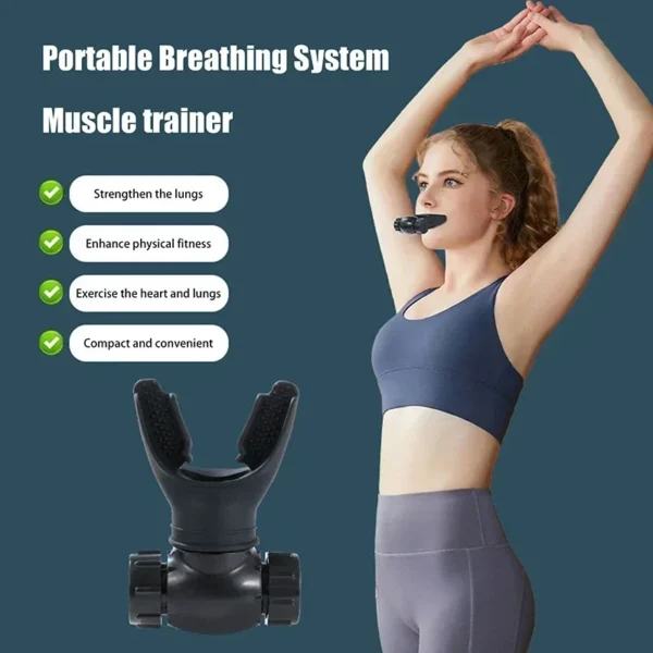 Physical therapy rehabilitation exercises, sports exercise equipment for the heart and lungs, portable respiratory trainer