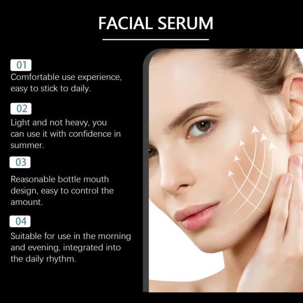 Hoygi 30ml Illuminating Face Serum Vitamin E Frankincense Essence Lightweight Radiance Booster for Dull Skin Non Sticky Formula