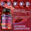 Iron Supplement 65 mg with Vitamin C - Maximized Absorption, Increase Energy, and Improve Immune Function