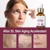 Anti Wrinkle Face Skincare Set Retinol Serum & Sakura Cream Fine Line Remover Anti Aging Nourishing Facial Resurfacing Skin Care