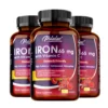 Iron Supplement 65 mg with Vitamin C - Maximized Absorption, Increase Energy, and Improve Immune Function