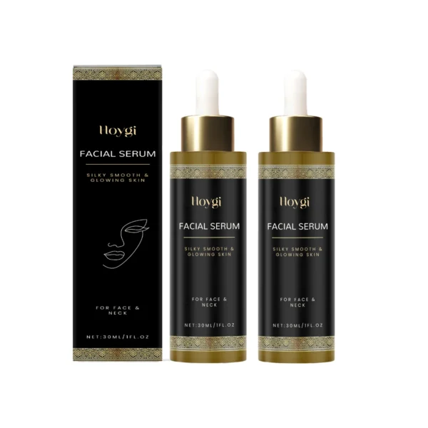 Hoygi 30ml Illuminating Face Serum Vitamin E Frankincense Essence Lightweight Radiance Booster for Dull Skin Non Sticky Formula