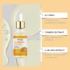 Turmeric Skincare Set Body Soap Anti Acne Dark Spot Corrector Improve Dry Skin Moisturizing Face Cream Brightening Facial Serum