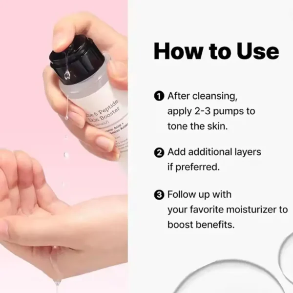 COSRX The 6 Peptide Skin Booster 150ml Firming Brightening Essence With Niacinamide Hyaluronic Acid For All Skin Types Face Care
