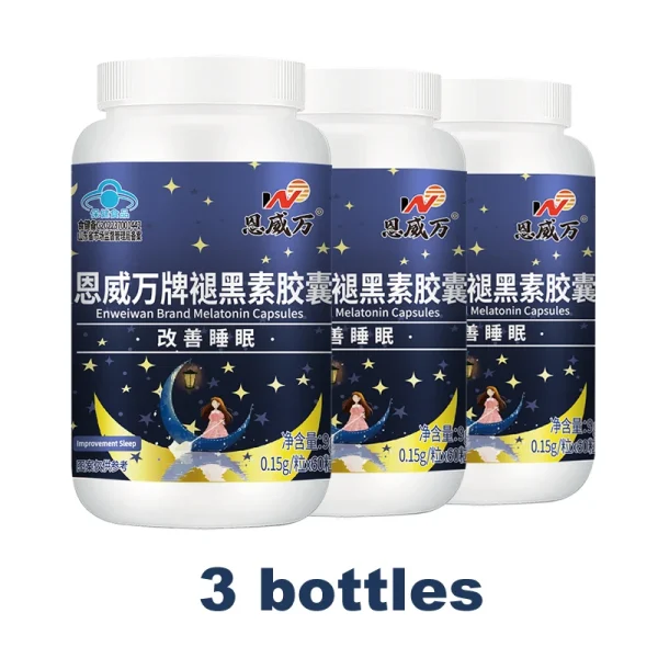 Promote Sleep, natural formula Dietary Supplement, Healthy deep sleep, permanent sleep, natural sleep,Melatonin & Vitamin B6