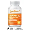 High Potency Vitamin D3 50,000 IU - 120 Vegetarian Capsules - Gluten Free Non-GMO Vitamin D Supplement