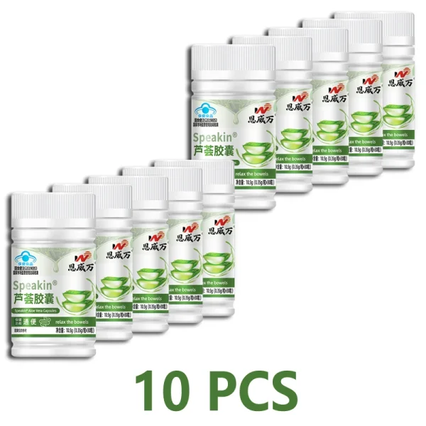 Aloe Vera extract Supplement Fat Burning Digestion Health Support Regulating Blood Sugar beauty Adjust body weight Capsule