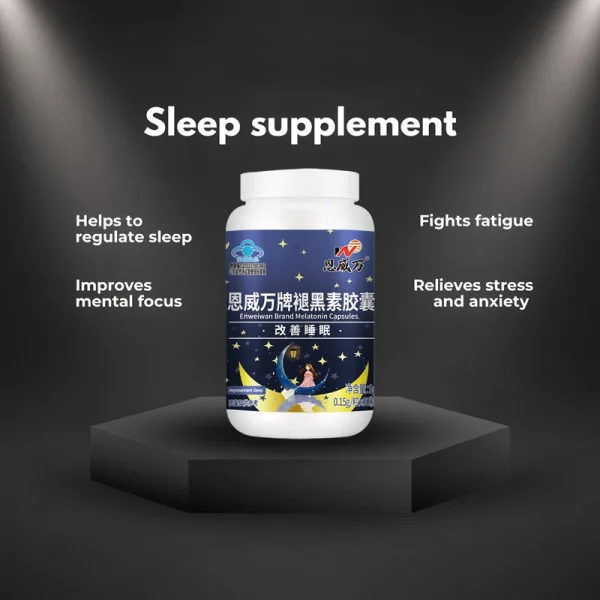 Promote Sleep, natural formula Dietary Supplement, Healthy deep sleep, permanent sleep, natural sleep,Melatonin & Vitamin B6