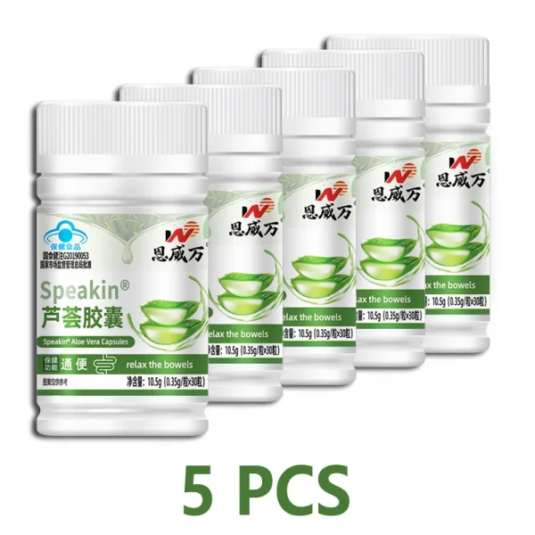 Aloe Vera extract Supplement Fat Burning Digestion Health Support Regulating Blood Sugar beauty Adjust body weight Capsule