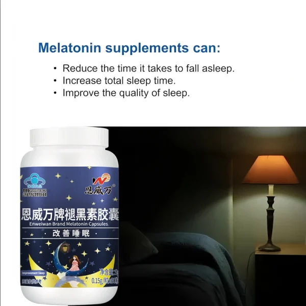 Promote Sleep, natural formula Dietary Supplement, Healthy deep sleep, permanent sleep, natural sleep,Melatonin & Vitamin B6