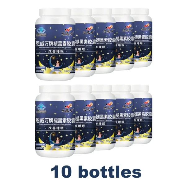 Promote Sleep, natural formula Dietary Supplement, Healthy deep sleep, permanent sleep, natural sleep,Melatonin & Vitamin B6