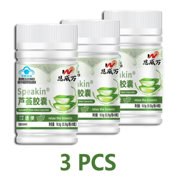Aloe Vera extract Supplement Fat Burning Digestion Health Support Regulating Blood Sugar beauty Adjust body weight Capsule