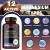 Magnesium complex Capsules - Supports Bone, Digestive and Sleep Health, Relieves Leg Cramps, Soothes Nerves and Boosts Energy